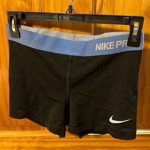 Nike pro spandex shorts size s